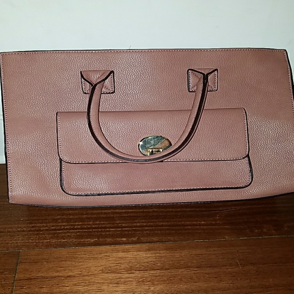 Pink tote bag
